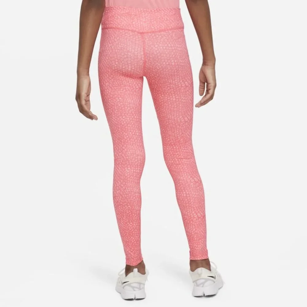 NIKE Dri-fit One Aura Leggings Tights Pink L